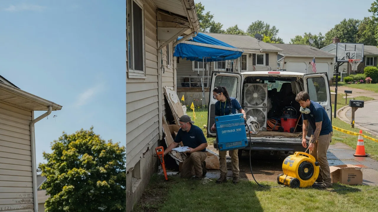 Ceiling Leak Cleanup in Bloomingdale, OH near me